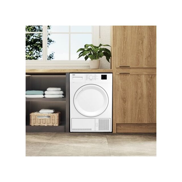 Beko DTKCE80021W 8kg Condenser Tumble Dryer with Sensor Programmes - White