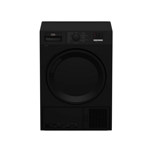 Beko DTLCE80051B 8kg Condenser Tumble Dryer with Sensor Programmes - Black