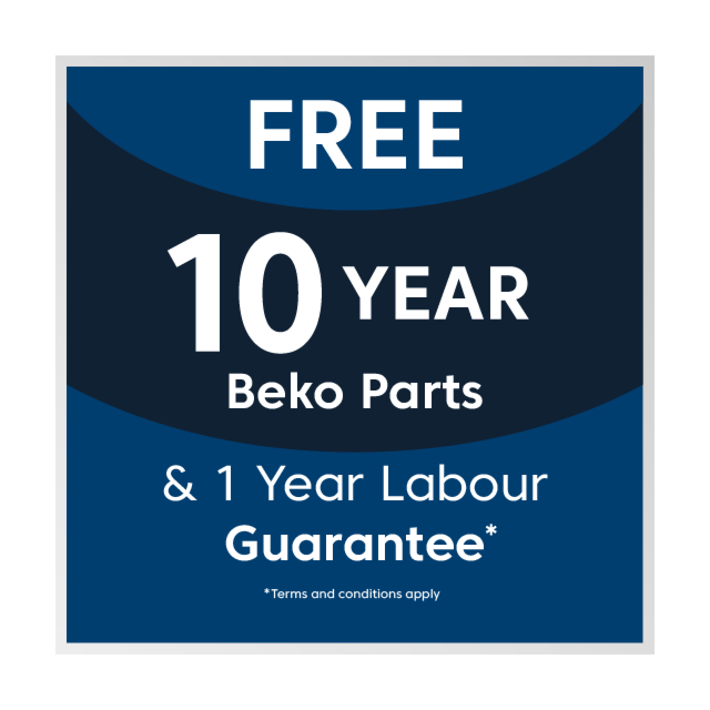 Beko EDC634S 60cm Double Oven Electric Cooker with Ceramic Hob - Silver