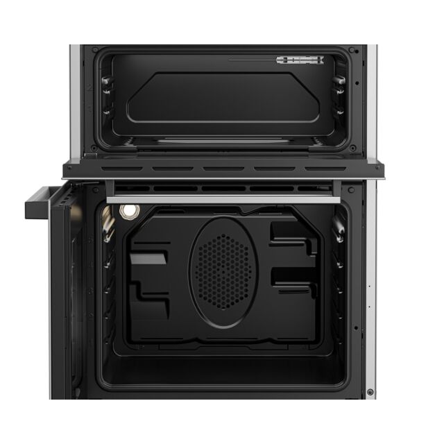 Beko EDC634W 60cm Double Oven Electric Cooker with Ceramic Hob - White