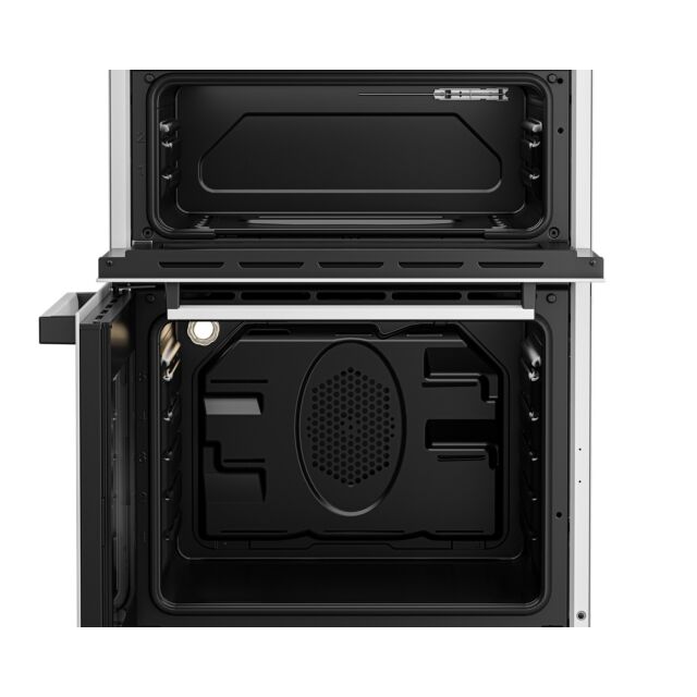 Beko EDC634W 60cm Double Oven Electric Cooker with Ceramic Hob - White
