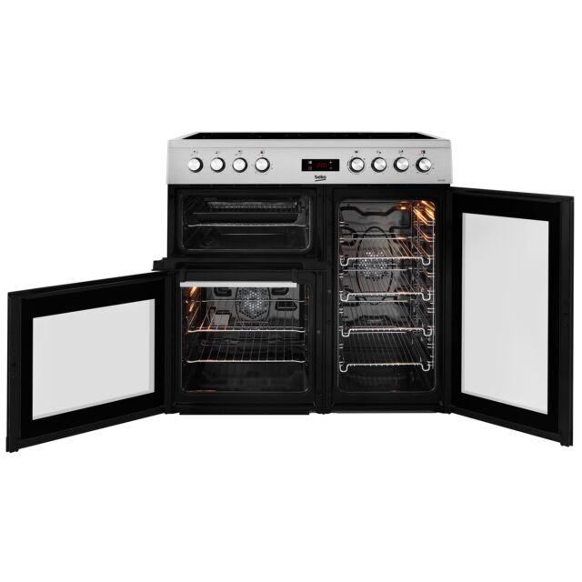 Beko KDVC90X 90cm Electric Range Cooker - Stainless Steel