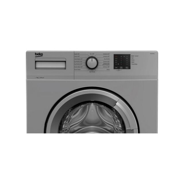 Beko WTK72041S 7kg 1200 Spin Washing Machine - Silver
