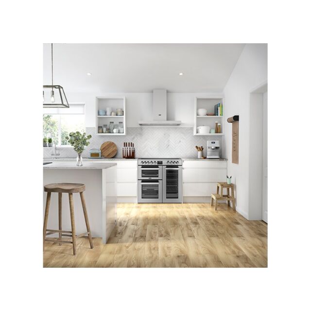 Belling 444411796 90cm Electric Induction Cookcentre Range Cooker - Stainless Steel