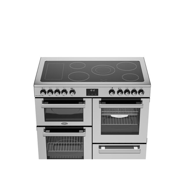 Belling 444411798 Cookcentre 100Cm Electric Range Cooker - Stainless Steel