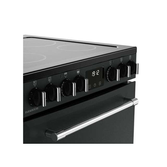 Belling 444411809 60cm Mini FARMHOUSE 60E ceramic hob cooker in Anthracite