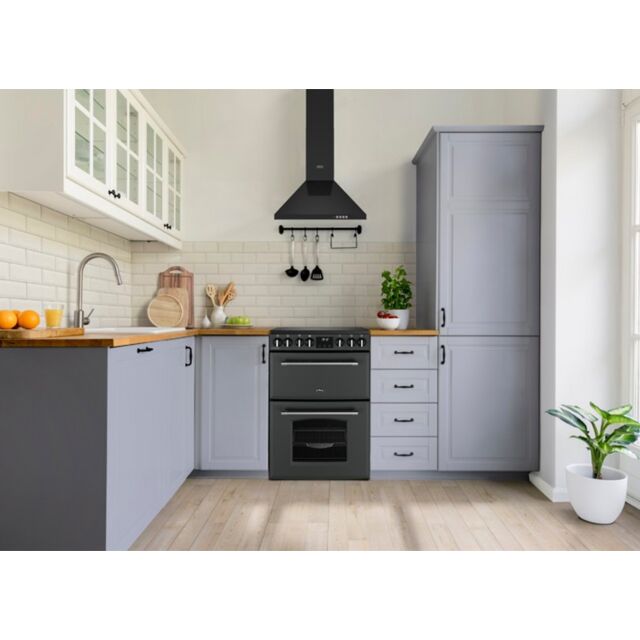 Belling 444411809 60cm Mini FARMHOUSE 60E ceramic hob cooker in Anthracite