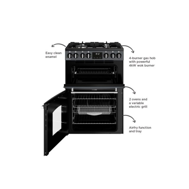 Belling 444411812 Farmhouse 60Cm Dual Fuel Mini Range - Anthracite
