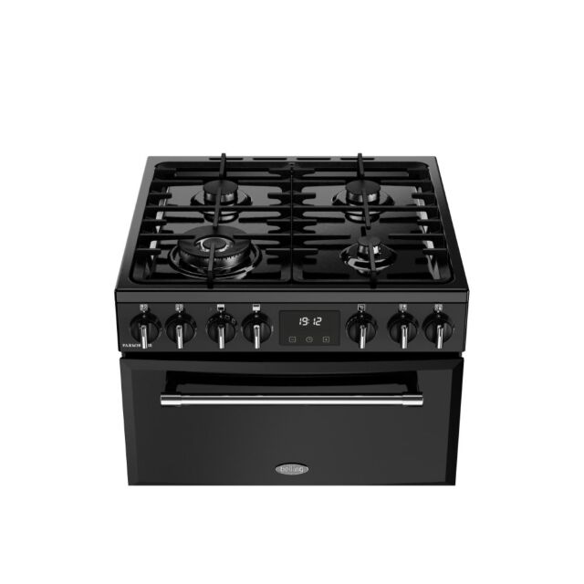 Belling 444411813 Farmhouse 60Cm Dual Fuel Mini Range - Black