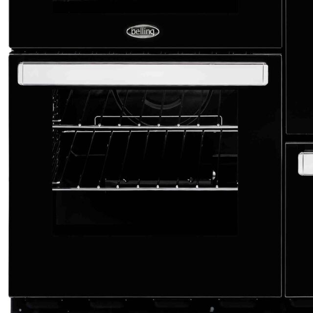 Belling 444444092  100Ei 99.6cm Electric Rangecooker with Triple Oven and Induction Hob - Black