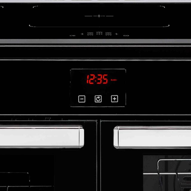 Belling 444444092  100Ei 99.6cm Electric Rangecooker with Triple Oven and Induction Hob - Black