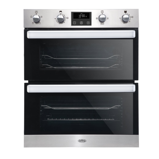 Belling 444444781  BI702FP 59.5cm Built In Electric Double Oven - Stainless Steel
