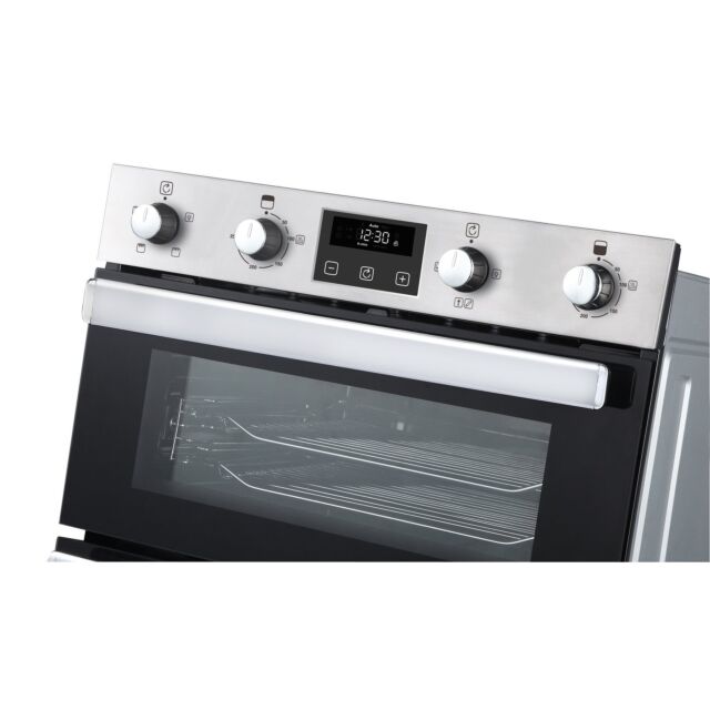 Belling 444444781  BI702FP 59.5cm Built In Electric Double Oven - Stainless Steel
