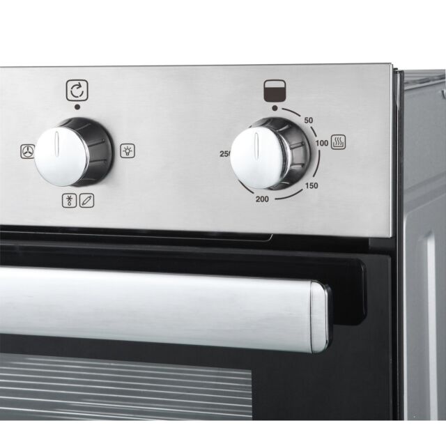Belling 444444781  BI702FP 59.5cm Built In Electric Double Oven - Stainless Steel
