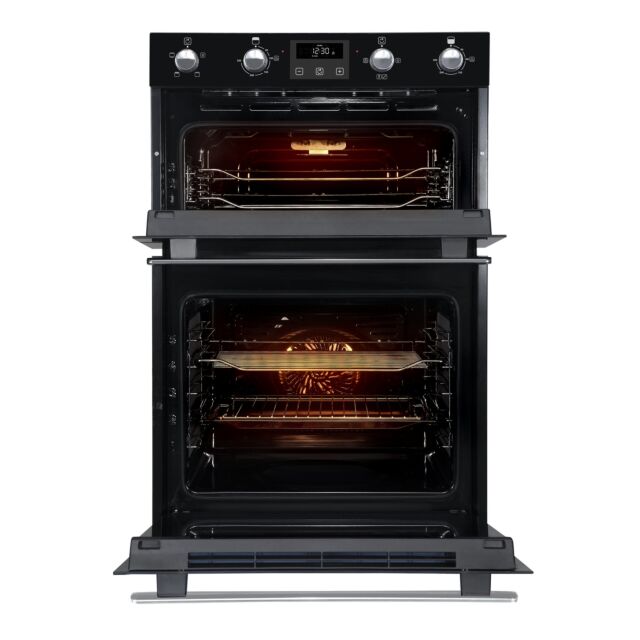 Belling BI902FPBLK Built In Electric Double Oven 