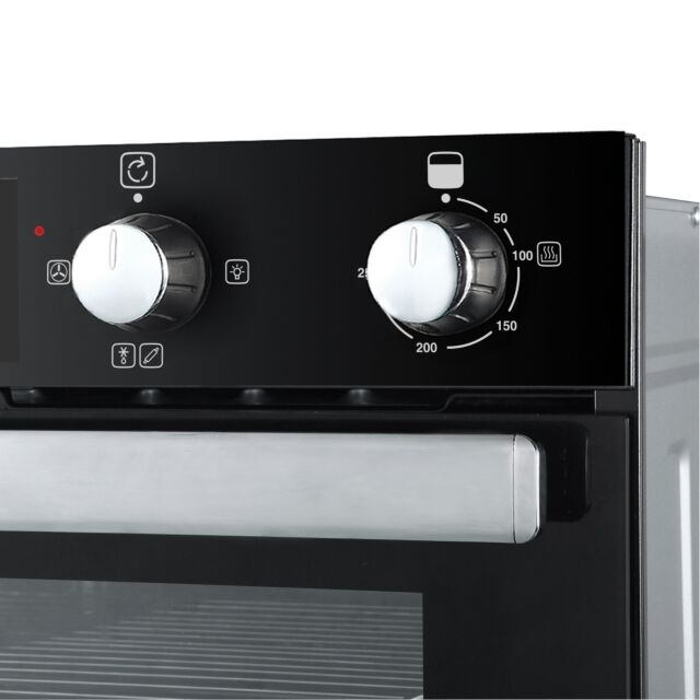 Belling BI902FPBLK Built In Electric Double Oven 