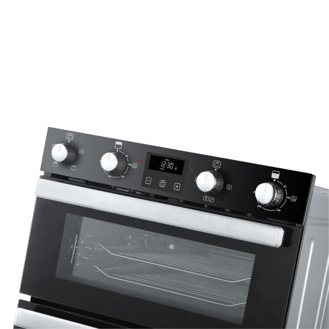 Belling BI902FPBLK Built In Electric Double Oven 