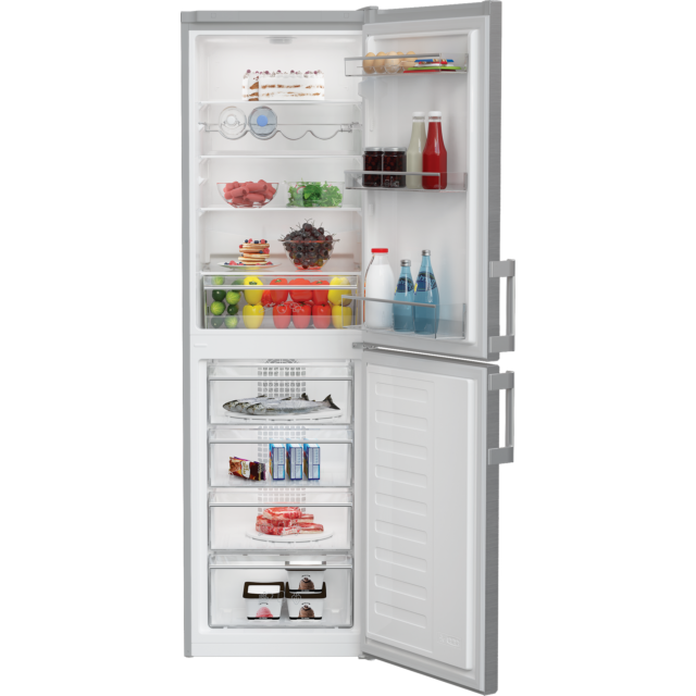 Blomberg KGM4553PS Frost Free Fridge Freezer - Stainless Steel