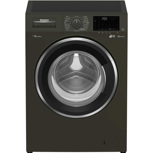 Blomberg LWF184620G 8kg 1400 Spin Washing Machine - Graphite