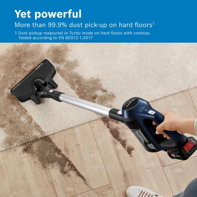 Bosch BBS611GBKIT BBS611GB Cordless Vacuum Cleaner - 30 Minute Run Time - Black PLUS Battery
