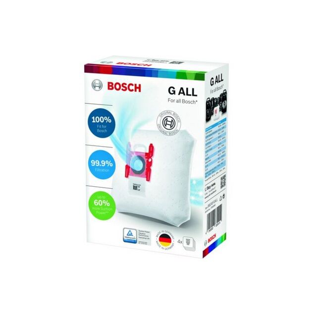 Bosch BBZ41FGALL MegaAir Type G dust bags Fits most Bosch vacuum cleaners