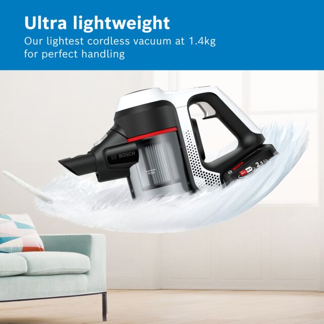 Bosch BCS612GBKIT BCS612GB Unlimited Serie 6 ProHome Cordless Vacuum Cleaner - 30 Minute Run Time - 