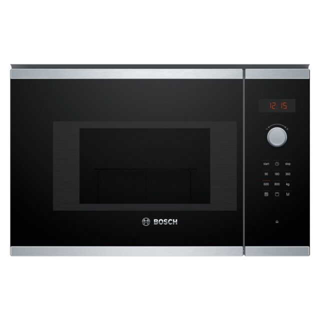Bosch BEL553MS0B Series 4 900W 25L built in microwave with Red display