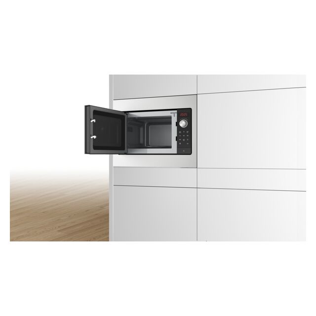 Bosch BFL523MS3B Red display, up to 800W integrated microwave