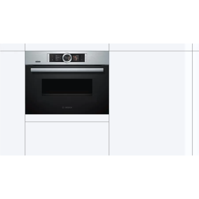 Bosch CMG676BS6B Series 8 Built-In Combination Microwave