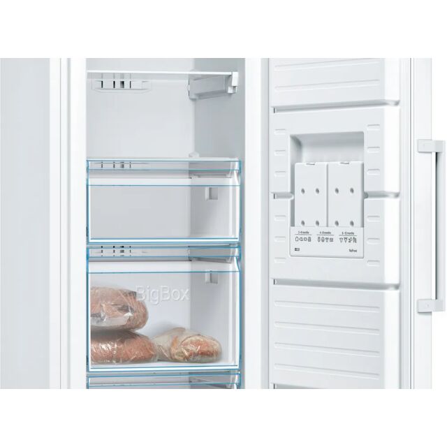 Bosch GSN36VWEPG 60cm No Frost Tall Freezer - White