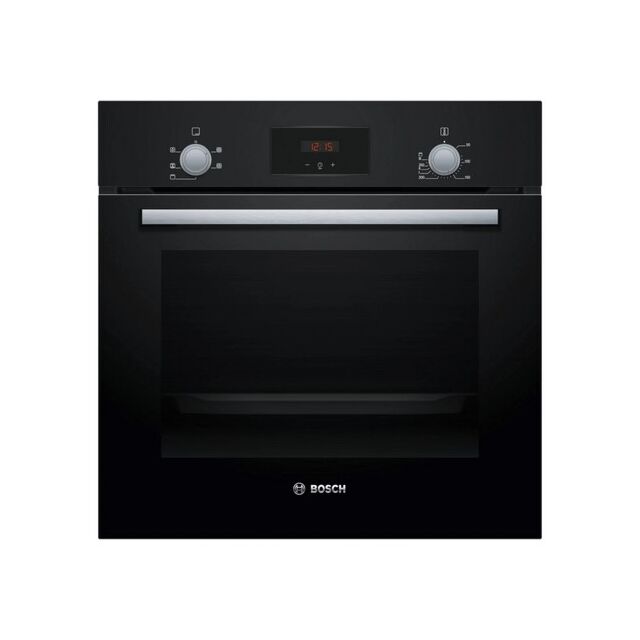 Bosch HHF113BA0B 59.4cm Built In Electric Single Oven With 3D Hot Air - Black