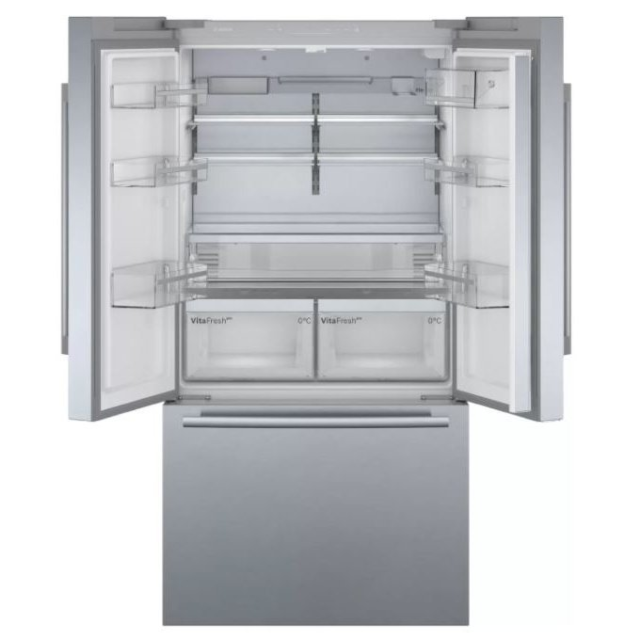 Bosch KFF96PIEP Series 8 French Door American Style Fridge Freezer - Inox