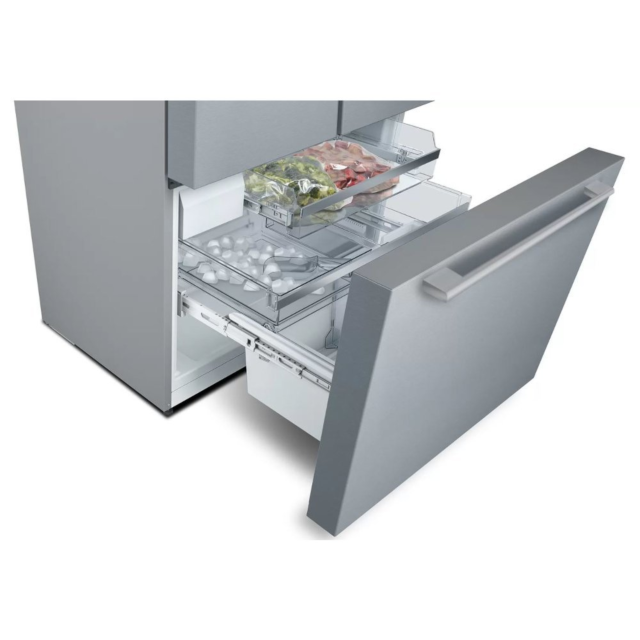 Bosch KFF96PIEP Series 8 French Door American Style Fridge Freezer - Inox