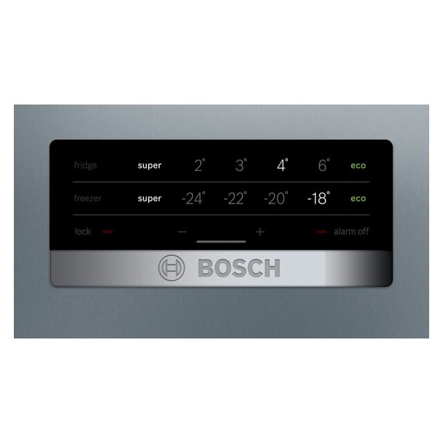 Bosch KGN36XLER 186Cm Stainless Look Frost Free