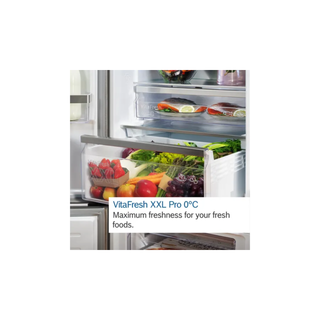 Bosch KGN49XLEA 70cm 70/30 No Frost Fridge Freezer - Inox