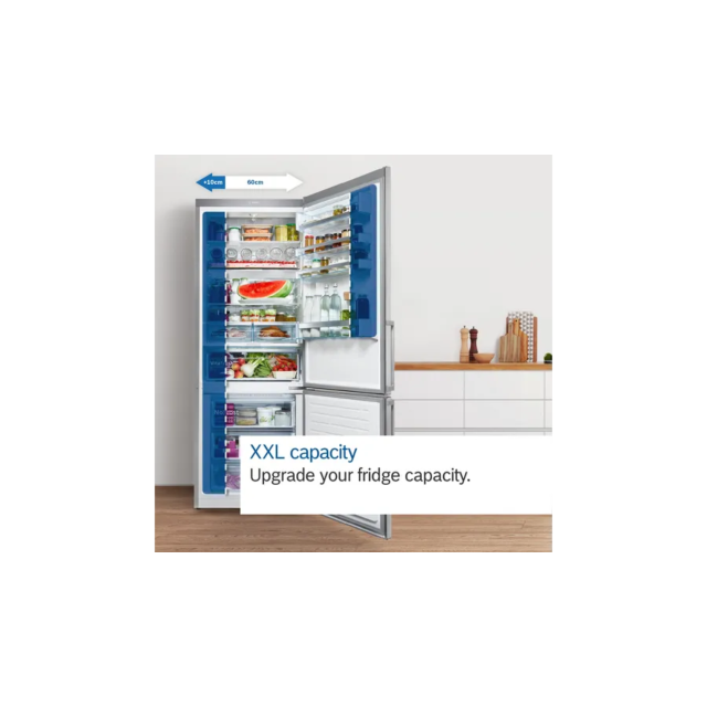 Bosch KGN49XLEA 70cm 70/30 No Frost Fridge Freezer - Inox