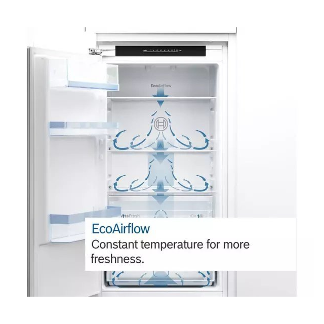 Bosch KIN86VSE0G 54.1cm 60/40 Integrated No Frost Fridge Freezer - Sliding Hinge