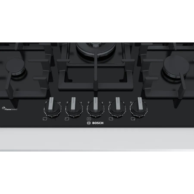 Bosch PPQ7A6B90 Series 6 75cm Tempered Glass Gas Hob