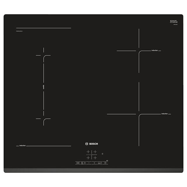 Bosch PWP631BF1B 60cm Induction Hob **1 at Sheringham and North Walsham to clear as Ex Display**