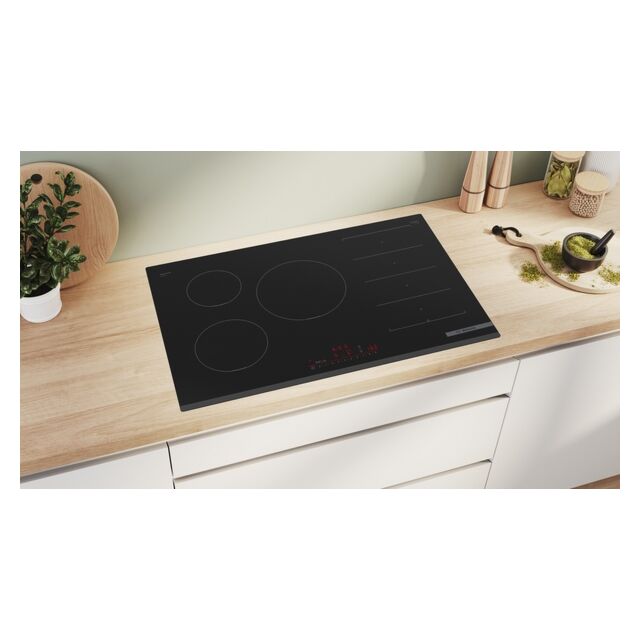 Bosch PXV831HC1E 80cm Surface Mount Induction Hob - Black