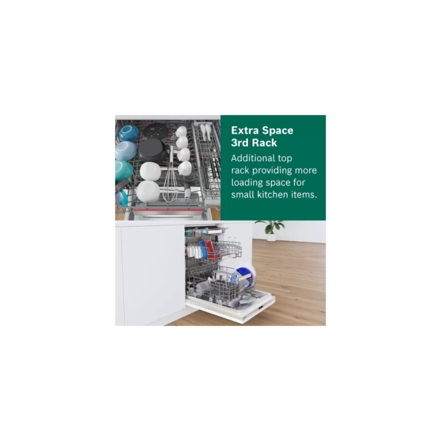 Bosch SMD6EDX57G Series 6 60cm Built-In Dishwasher