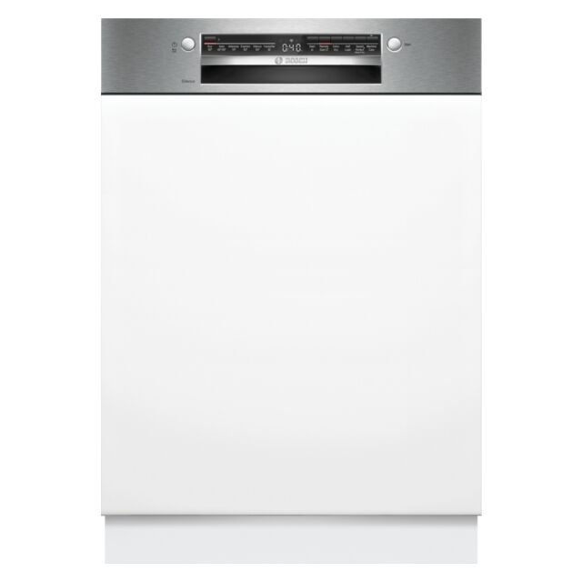 Bosch SMI2HTS06G Series 2 60cm 13 Place Semi-Integrated Dishwasher - Brushed Steel