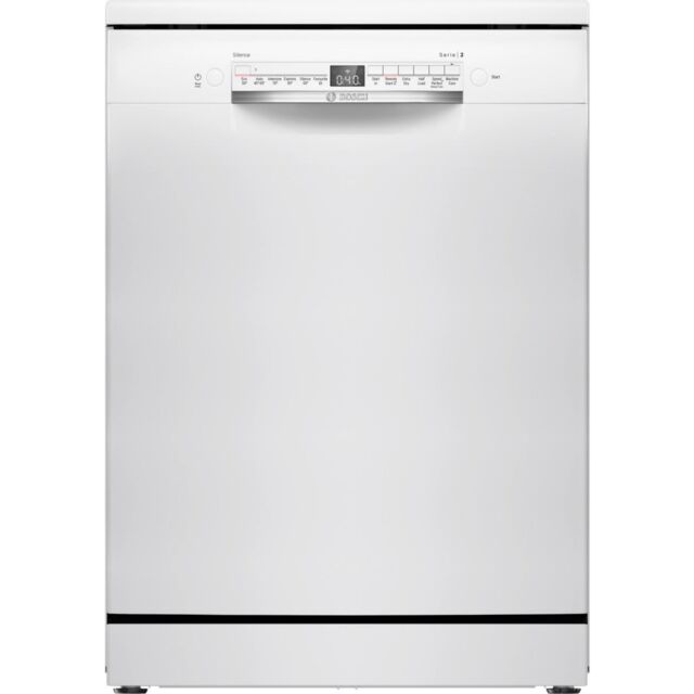 Bosch SMS2HVW06G Series 2 Dishwasher - White - 14 Place Settings