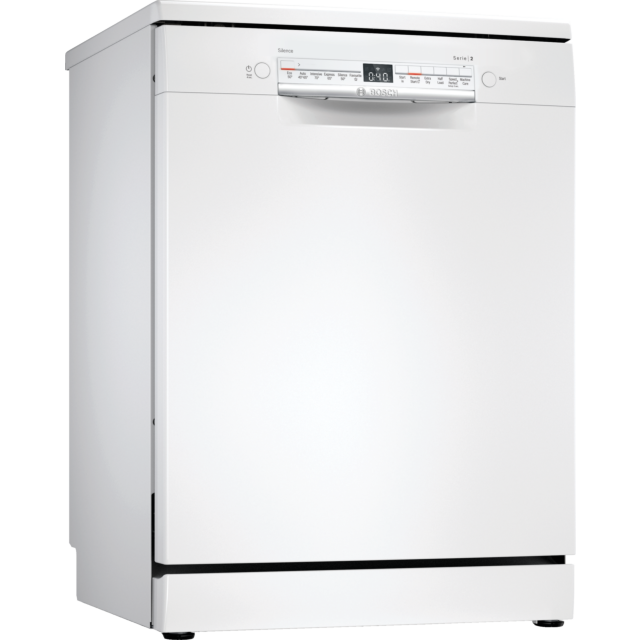 Bosch SMS2HVW66G Full Size Dishwasher - White - 13 Place Settings