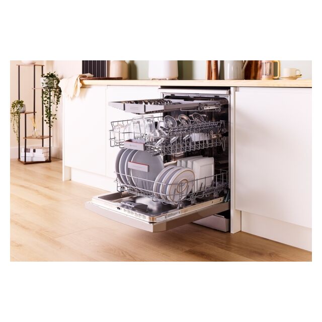 Bosch SMS4EMI06G Free-Standing Dishwasher 60 Cm Brushed Steel Anti-Fingerprint