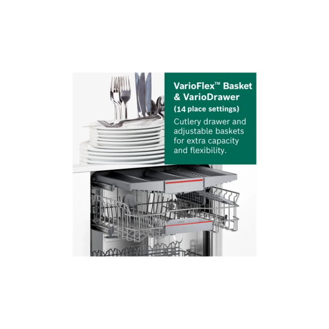 Bosch SMV4HCX40G Series 4 60cm Built-In Dishwasher