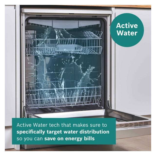 Bosch SPV4EMX17G Series 4 45cm Fully Integrated Slimline Dishwasher