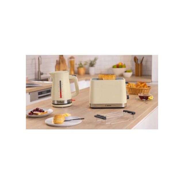 Bosch TAT4M227GB 2 Slice Toaster - Cream