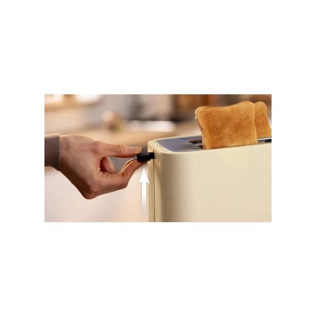 Bosch TAT4M227GB 2 Slice Toaster - Cream
