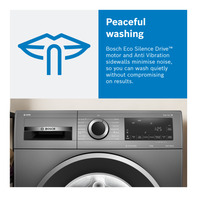 Bosch WGG254F0GB 10kg 1400 Spin Washing Machine - White